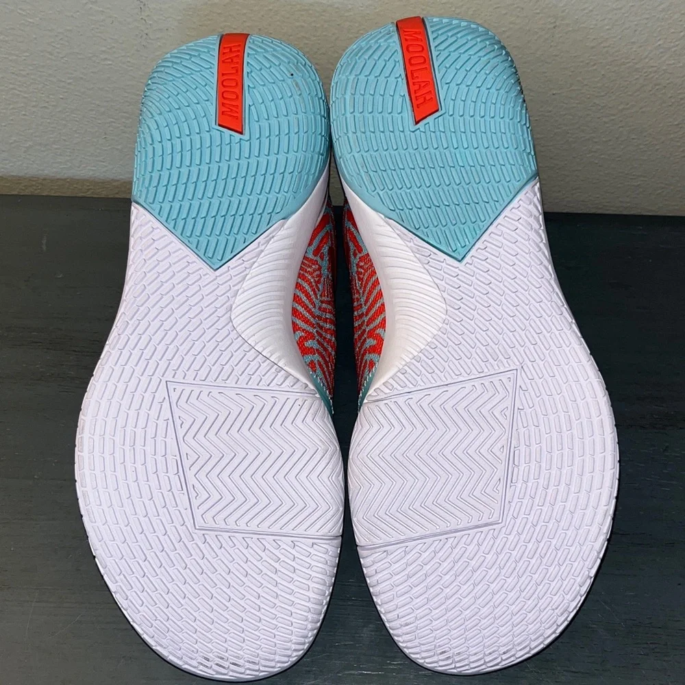 Moolah Kicks Neovolt Low Women’s Basketball Sneakers Size 7.5 Aqua Red NIB
